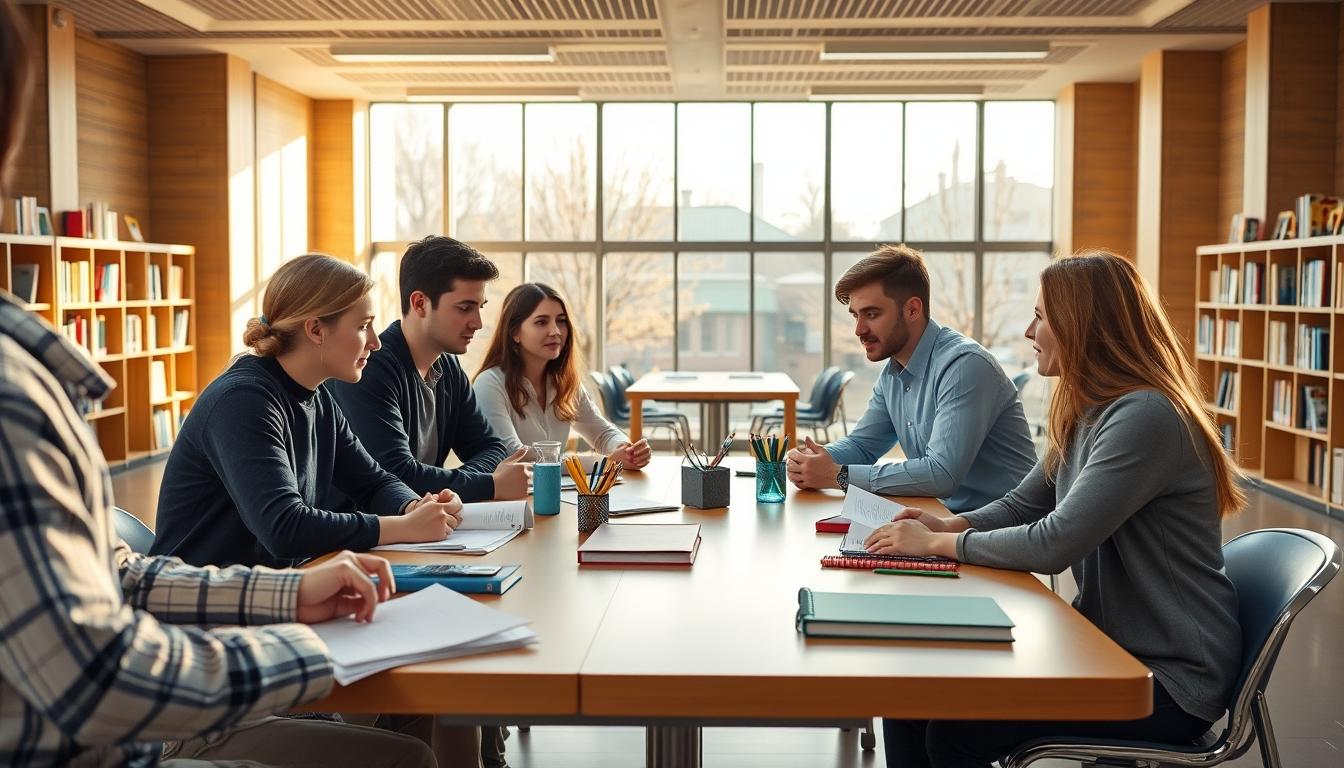 Student developing practical and academic skills