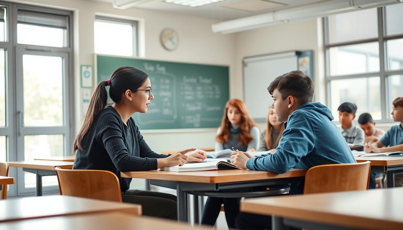 Student using online courses for flexible education