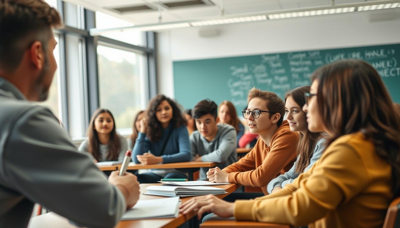 Structured study materials and learning resources on a desk